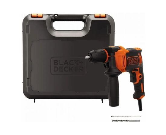 Дрель Black&Decker 550 Вт, кейс (BEH550K), изображение 3 Дрель Black&Decker 550 Вт, кейс (BEH550K), изображение 3