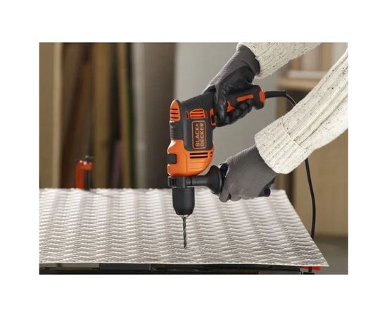 Дрель Black&Decker 550 Вт, кейс (BEH550K), изображение 4 Дрель Black&Decker 550 Вт, кейс (BEH550K), изображение 4