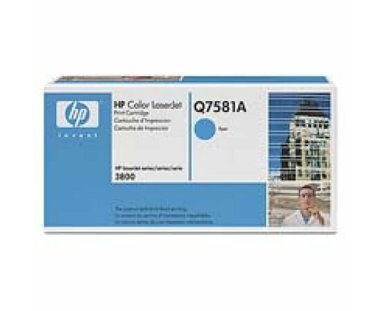 Картридж HP CLJ 3800 series/ cyan (Q7581A)