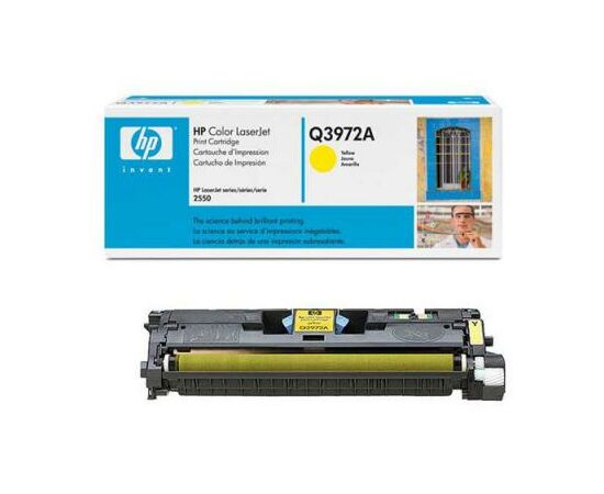 Картридж HP CLJ  123A для 2550 (2K) yellow (Q3972A)