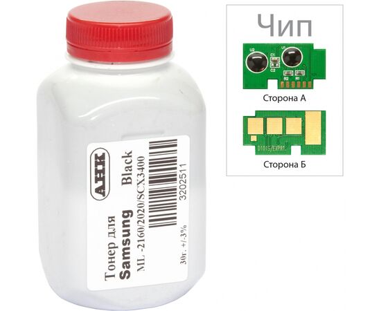 Тонер Samsung ML-2160/2165, SCX-3400, 30г Black AHK (3202677)