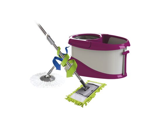 Комплект для прибирання Planet Household Spin Mop Gold (6843)