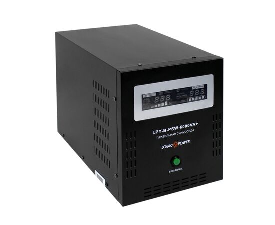 Источник бесперебойного питания LogicPower LPY- B - PSW-6000VA+, 48V (6615), изображение 2 Источник бесперебойного питания LogicPower LPY- B - PSW-6000VA+, 48V (6615), изображение 2