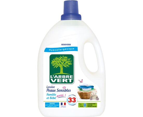 Гель для стирки L'Arbre Vert для чувствительной кожи 1.5 л (3450601031793)