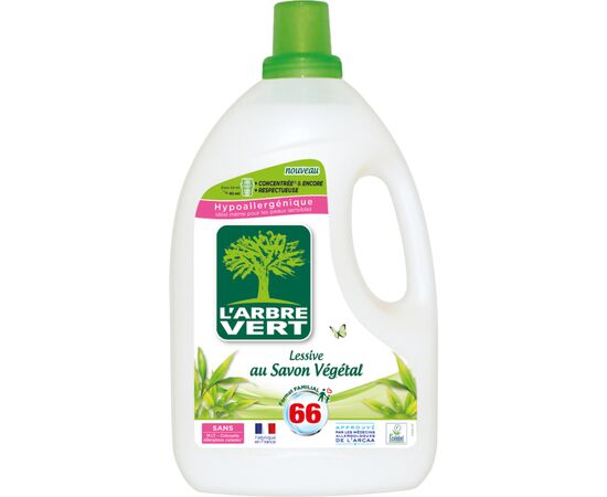 Гель для стирки L'Arbre Vert Растительное мыло 3 л (3450601031670)