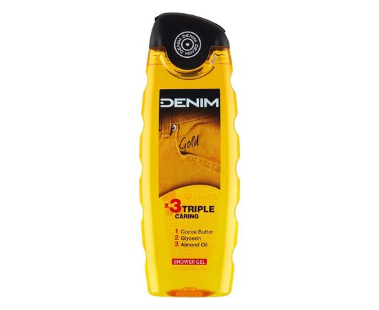 Гель для душа Denim Gold тройной уход 400 мл (8008970038810)