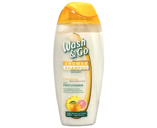 Шампунь Wash&Go 2 в 1 Енергія вітамінів фруктів 250 мл (8008970053127)