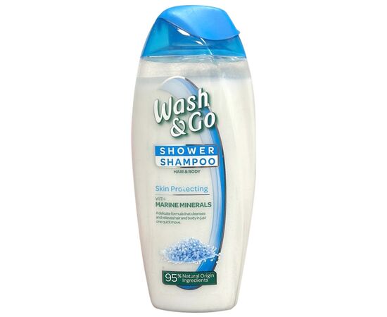 Шампунь Wash&Go 2 в 1 Защита кожи с морскими минералами 250 мл (8008970053141)