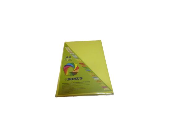 Бумага Romus A4 160 г/м2 100sh Lemon yellow (R50744)