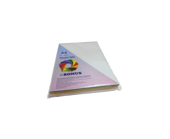 Папір Romus A4 160 г/м2 125sh, 5colors, Mix Pastel (R50881)