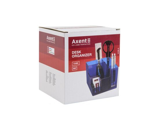 Настольный набор Axent Cube, белый (2106-21-A), изображение 2 Настольный набор Axent Cube, белый (2106-21-A), изображение 2