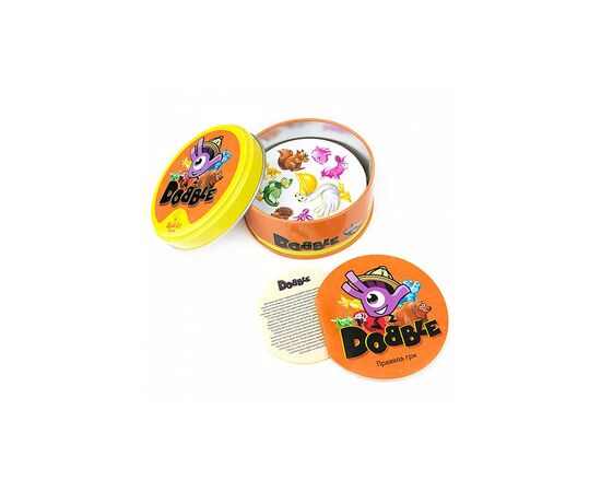 Настільна гра Аsmodee Dobble Animaux укр. (6289), зображення 3 Настільна гра Аsmodee Dobble Animaux укр. (6289), зображення 3