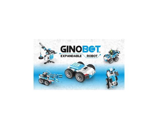 Конструктор Engino Ginobot с 10 бонусными моделями (IN90), изображение 2 Конструктор Engino Ginobot с 10 бонусными моделями (IN90), изображение 2
