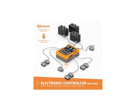 Конструктор Engino STEM&Robotics Pro Set v2 с аккумулятором (E30-1B), изображение 5 Конструктор Engino STEM&Robotics Pro Set v2 с аккумулятором (E30-1B), изображение 5