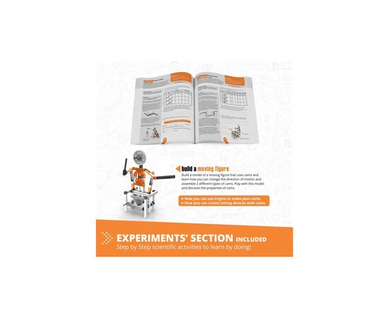 Конструктор Engino Stem Механика: Валы и Кривошипы (STEM04), изображение 4 Конструктор Engino Stem Механика: Валы и Кривошипы (STEM04), изображение 4