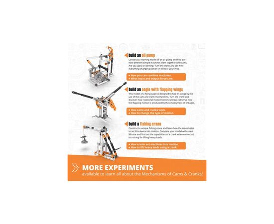 Конструктор Engino Stem Механика: Валы и Кривошипы (STEM04), изображение 5 Конструктор Engino Stem Механика: Валы и Кривошипы (STEM04), изображение 5