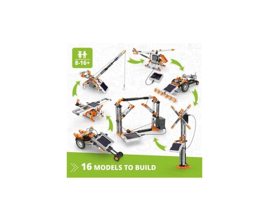 Конструктор Engino Stem Превращение солнечного света в электричество (STEM30), изображение 2 Конструктор Engino Stem Превращение солнечного света в электричество (STEM30), изображение 2