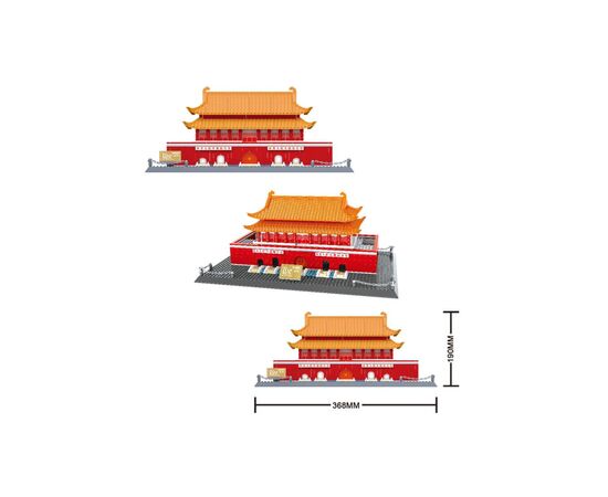 Конструктор Wange Врата небесного покоя - Башня Тяньаньм (WNG-Tiananmen-Tower), изображение 4 Конструктор Wange Врата небесного покоя - Башня Тяньаньм (WNG-Tiananmen-Tower), изображение 4