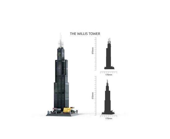 Конструктор Wange Башня Уиллис-Чикаго, Америка (WNG-Willis-Tower), изображение 3 Конструктор Wange Башня Уиллис-Чикаго, Америка (WNG-Willis-Tower), изображение 3