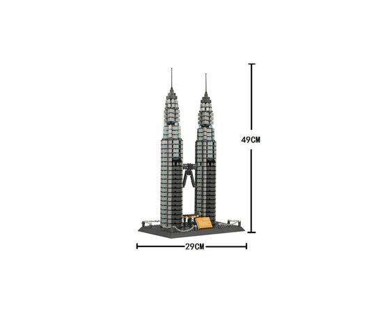 Конструктор Wange Башни Петронас, Малайзия (WNG-Petronas-Towers), изображение 2 Конструктор Wange Башни Петронас, Малайзия (WNG-Petronas-Towers), изображение 2