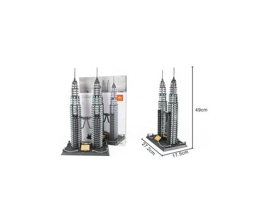 Конструктор Wange Башни Петронас, Малайзия (WNG-Petronas-Towers), изображение 3 Конструктор Wange Башни Петронас, Малайзия (WNG-Petronas-Towers), изображение 3