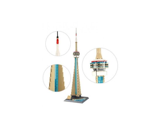 Конструктор Wange Си-Энн-Тауэр. Телевизионная башня Торонто (WNG-CN-Tower), изображение 2 Конструктор Wange Си-Энн-Тауэр. Телевизионная башня Торонто (WNG-CN-Tower), изображение 2