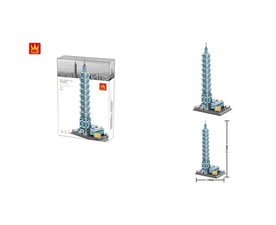 Конструктор Wange Тайбэй 101 , Тайвань, Китай (WNG-Taipei-101), изображение 2 Конструктор Wange Тайбэй 101 , Тайвань, Китай (WNG-Taipei-101), изображение 2