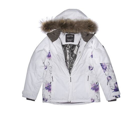 Куртка Huppa CELIA 18350030 белый с принтом/белый 128 (4741468904641), изображение 3