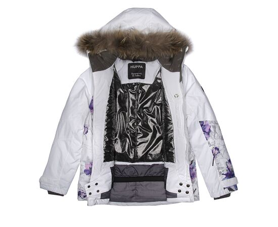 Куртка Huppa CELIA 18350030 белый с принтом/белый 128 (4741468904641), изображение 4