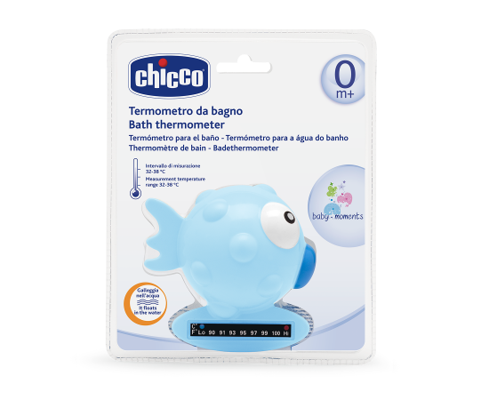 Термометр для воды Chicco Рыбка голубой (06564.20)