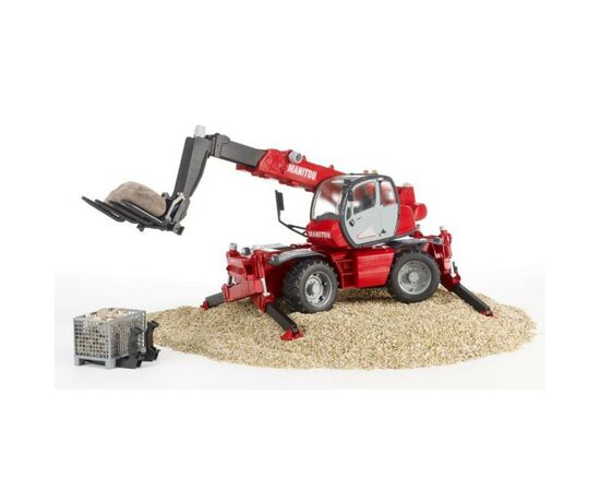 Спецтехніка Bruder Дорожный погрузчик с телескопической стрелой MRT 2150 (02129), зображення 6