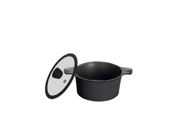 Кастрюля Ringel Zitrone black с крышкой 3.0 л (RG-2108-20 BL), изображение 2 Кастрюля Ringel Zitrone black с крышкой 3.0 л (RG-2108-20 BL), изображение 2