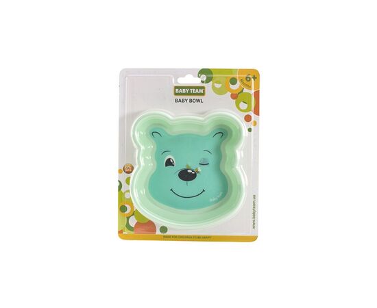 Тарелка детская Baby Team Любимые зверушки (6011_медвежонок), изображение 2 Тарелка детская Baby Team Любимые зверушки (6011_медвежонок), изображение 2
