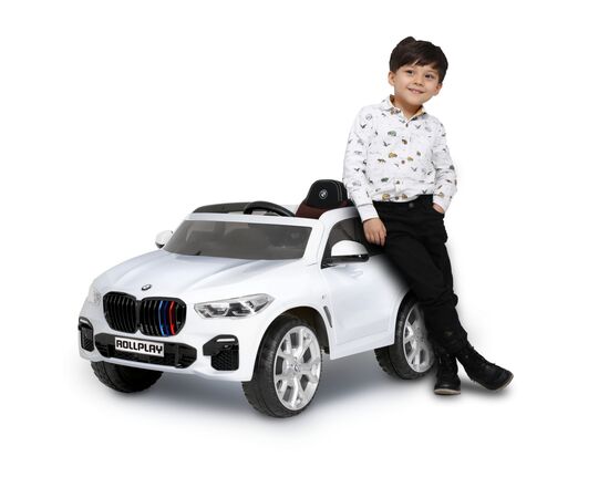 Электромобиль Rollplay BMW X5M двухместный белый (7290113213319), изображение 6 Электромобиль Rollplay BMW X5M двухместный белый (7290113213319), изображение 6