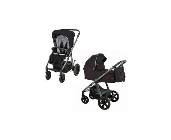 Коляска Espiro 2 в 1 Husky XL 2022 210 Black (205101)
