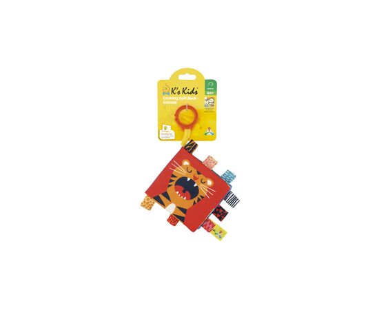 Развивающая игрушка K’S KIDS Подвеска Мягкая книга Животные (6627346)