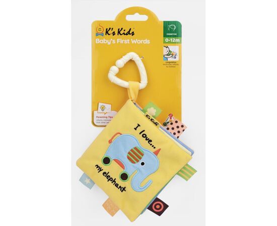 Развивающая игрушка K’S KIDS Мягкая книжечка Изучаем животных (6710204), изображение 2 Развивающая игрушка K’S KIDS Мягкая книжечка Изучаем животных (6710204), изображение 2