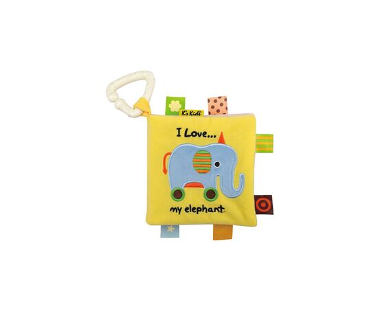Развивающая игрушка K’S KIDS Мягкая книжечка Изучаем животных (6710204)