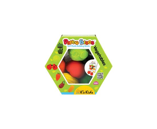 Развивающая игрушка K’S KIDS Овощи (блоки) (6628972), изображение 2 Развивающая игрушка K’S KIDS Овощи (блоки) (6628972), изображение 2