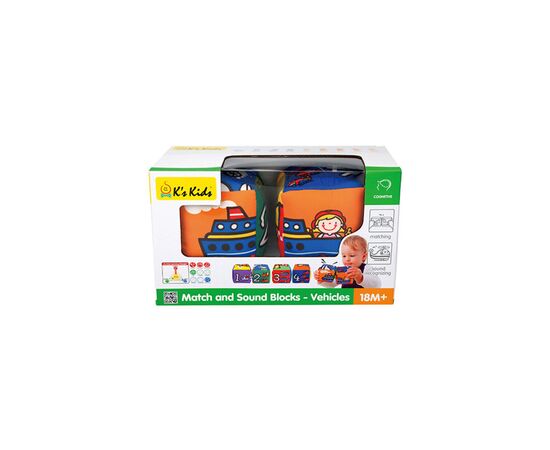 Розвиваюча іграшка K’S KIDS Кубики Транспорт (6603156)