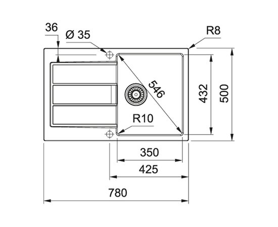 Мойка кухонная Franke Sirius 2.0 S2D 611-78/143.0621.190 (143.0621.190), изображение 6 Мойка кухонная Franke Sirius 2.0 S2D 611-78/143.0621.190 (143.0621.190), изображение 6