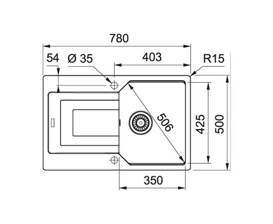Мойка кухонная Franke Urban UBG 611-78/114.0574.940 (114.0574.940), изображение 2 Мойка кухонная Franke Urban UBG 611-78/114.0574.940 (114.0574.940), изображение 2