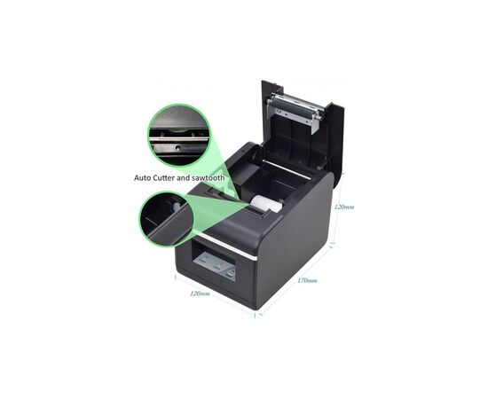Принтер чеков Winpal WPC58 USB, Bluetooth, autocut (WPC58), изображение 3 Принтер чеков Winpal WPC58 USB, Bluetooth, autocut (WPC58), изображение 3