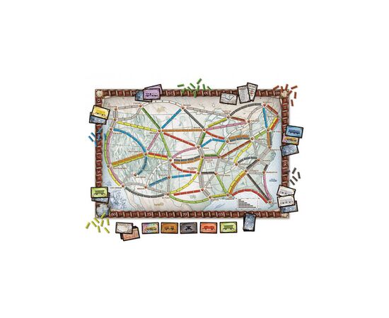 Настольная игра Days of Wonder Ticket to Ride - Core Game (Билет на поезд - Америка, англий (824968717912), изображение 2 Настольная игра Days of Wonder Ticket to Ride - Core Game (Билет на поезд - Америка, англий (824968717912), изображение 2