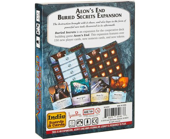 Настольная игра Indie Board & Cards Aeons End: Buried Secrets Expansion, английский (792273251837), изображение 2 Настольная игра Indie Board & Cards Aeons End: Buried Secrets Expansion, английский (792273251837), изображение 2