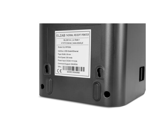 Принтер чеков ELZAB ELZ-RP332A USB, RS232, Etharnet, Cutter (ELZ-RP332A), изображение 6 Принтер чеков ELZAB ELZ-RP332A USB, RS232, Etharnet, Cutter (ELZ-RP332A), изображение 6