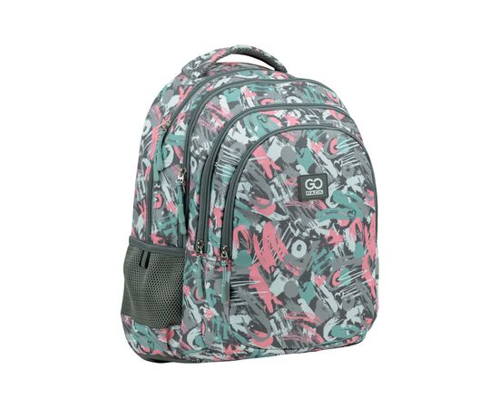 Рюкзак школьный GoPack Teens 162L-3 Abstraction (GO22-162L-3), изображение 2 Рюкзак школьный GoPack Teens 162L-3 Abstraction (GO22-162L-3), изображение 2