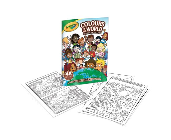 Набор для творчества Crayola Colours of the World Раскраска, 48 страниц (25-0717), изображение 2 Набор для творчества Crayola Colours of the World Раскраска, 48 страниц (25-0717), изображение 2