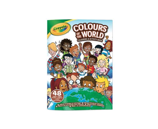 Набір для творчості Crayola Colours of the World Розмальовка, 48 сторінок (25-0717)