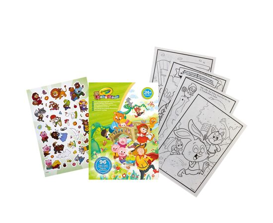 Набор для творчества Crayola Mini Kids Раскраска Любимые сказки, 96 страниц (25-1080), изображение 4 Набор для творчества Crayola Mini Kids Раскраска Любимые сказки, 96 страниц (25-1080), изображение 4
